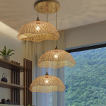 Create a Cozy Atmosphere with a Bamboo Ceiling Lamp for Your Bedroom